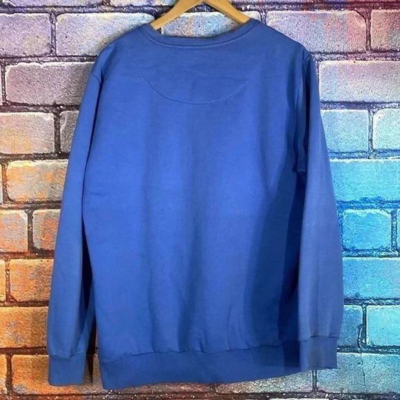 Starter Black Label Compton Crewneck Sweatshirt Blue Medium - Picture 6 of 8